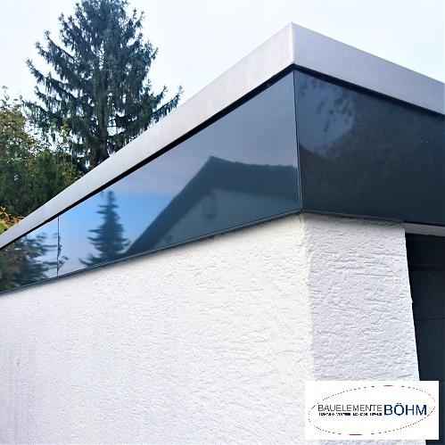 Aluminiumverkleidung in anthrazit