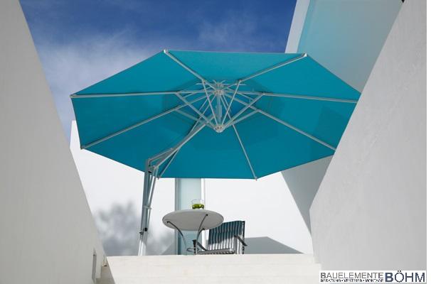 Sonnenschirm in blau